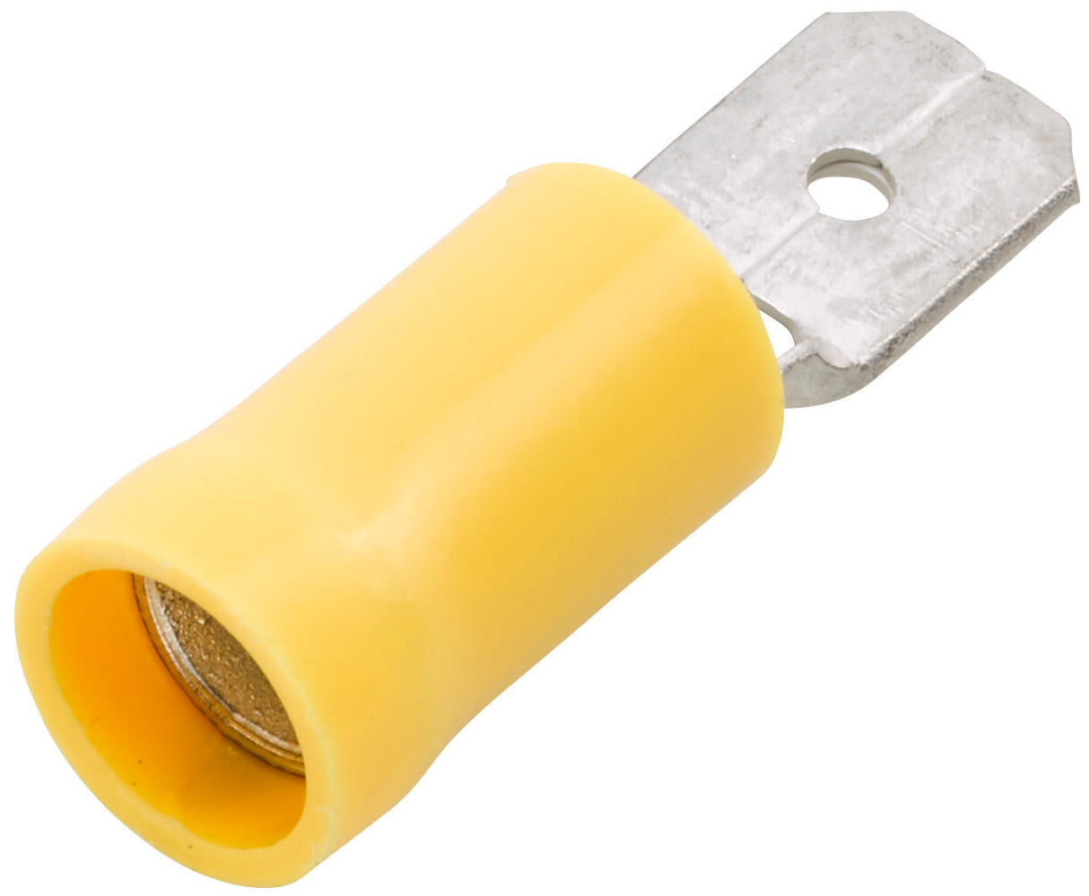 Hella flat plugs fl.plug 4.0-6.0 50pcs yellow 6.3 x 0.8mm