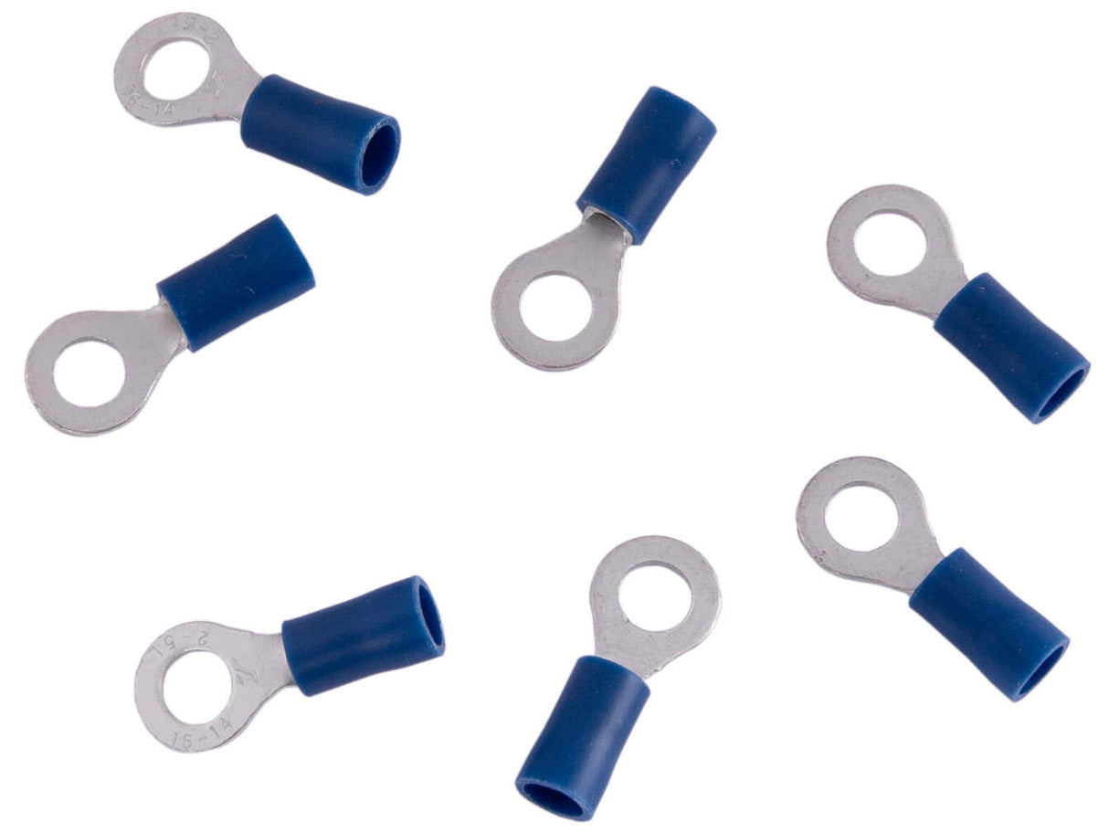 Dresselhaus ring connectors ring connector, 5mm, blue partially insulated, 1.5-