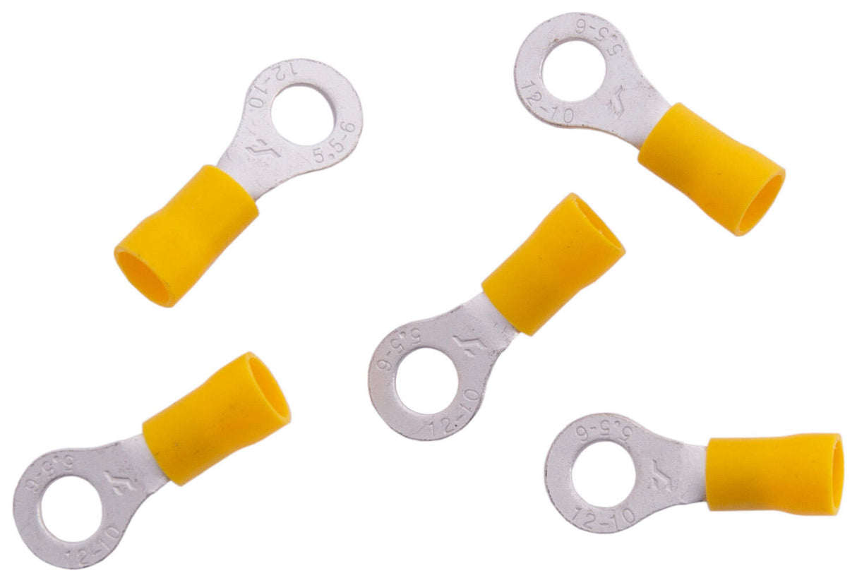 Dresselhaus ring connectors ring tin, 6mm partially insulated, 4.0-