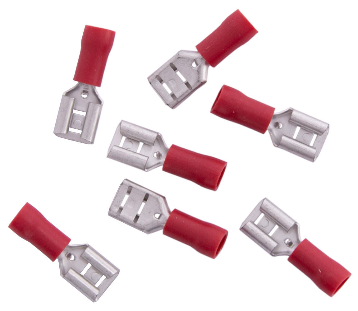 Dresselhaus blade socket female disconnectors, 6.3 insulated, 0.25-1.0 qmm