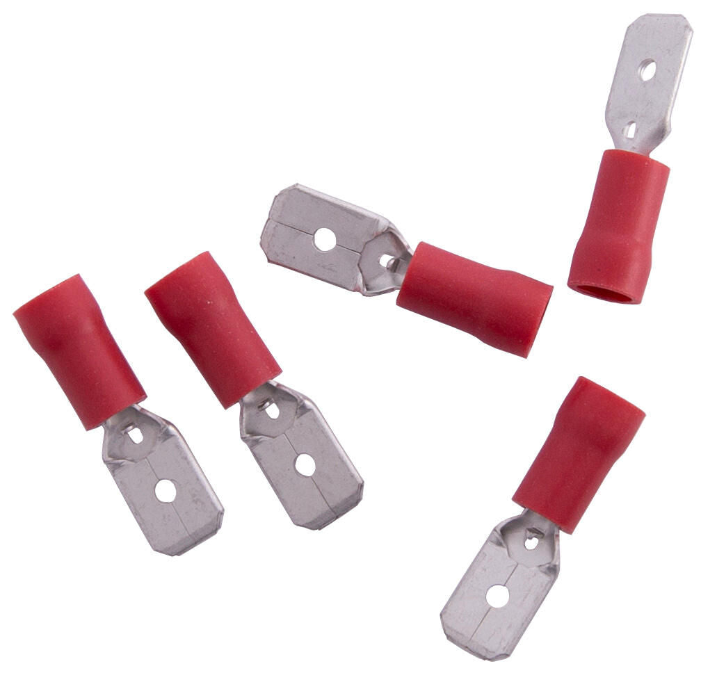 Dresselhaus flat plugs blade terminal, insulated 6.3x0.8mm 0.25-1.0 qmm