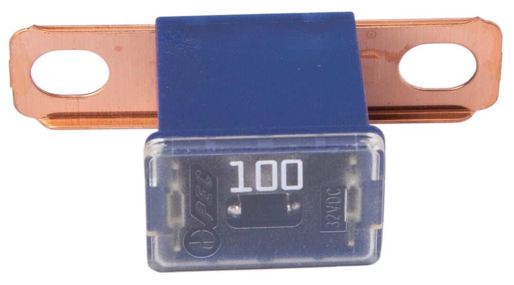Dresselhaus ratchet fuse curved shorts (cs) . protection 100a bent(cs) m. screw connection blue