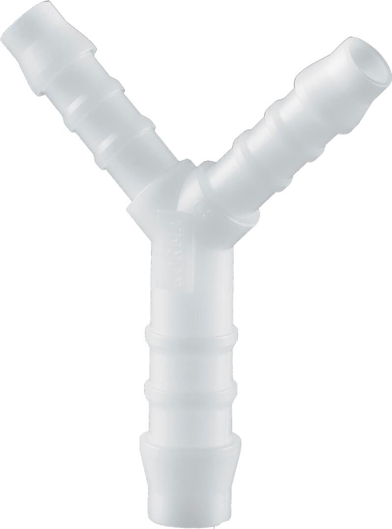 Dresselhaus hose connector plastic hose connectors y-red. d=4-6-4mm