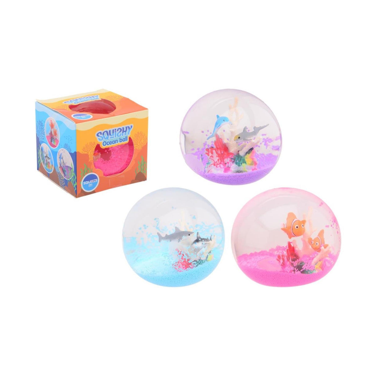 Johntoy soft squeeze ocean ball