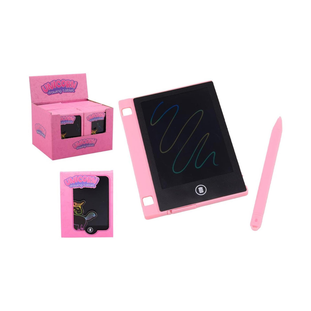 Johntoy rainbow unicorn drawing tablet pocket edition