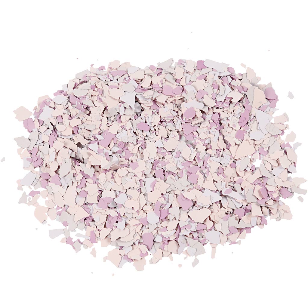 Terrazzo flakes, purple, 90 g 1 box