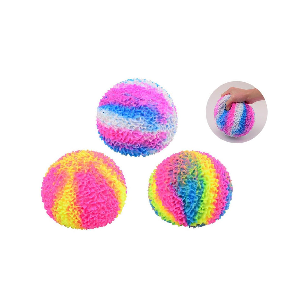 Johntoy xxl coral squeeze ball