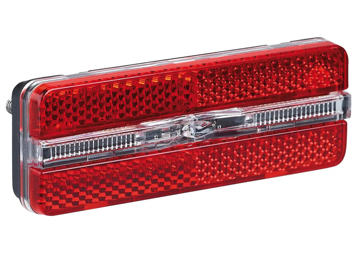 Büchel Dynamo-ënnerstëtzt LED Carrier Liicht Sonnenënnergang Sträif mat Parklicht