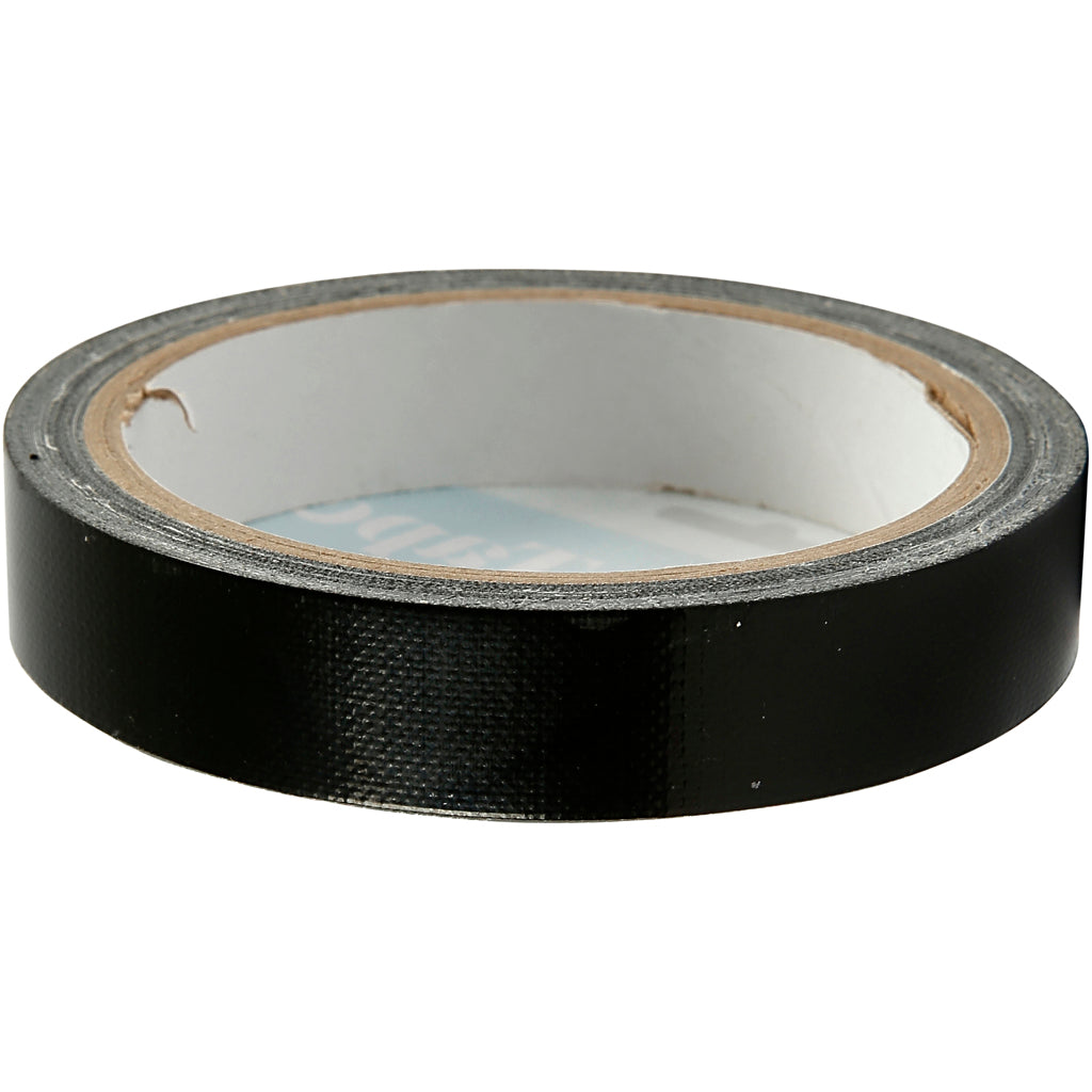 Creativ company canvas tape, w: 19 mm, black, 25 m 1 roll