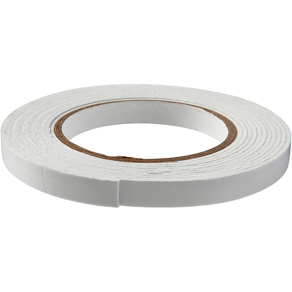 Creativ company 3D foam tape, W: 12 mm, thickness 2 mm, 5 m 1 roll