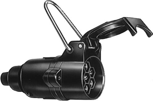 Hella contact box 7-pin socket outlet f.verlaeng.kabel