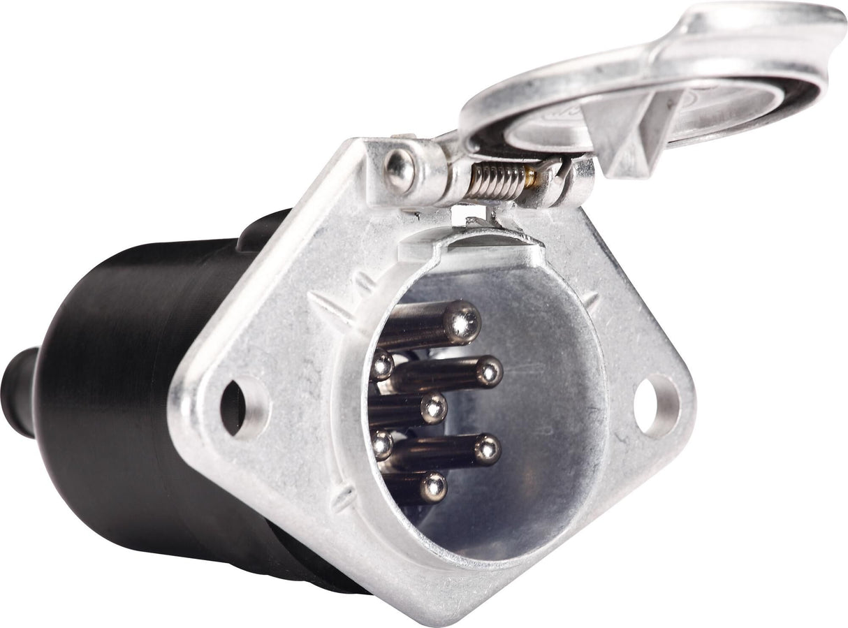 Hella contact box built-in socket 7pin.24v with screw connection