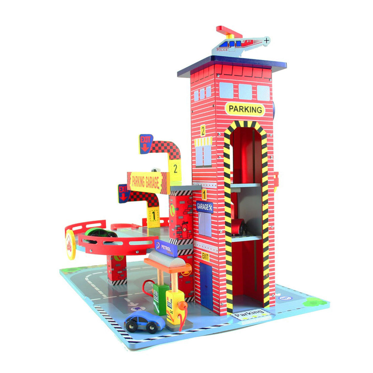 Garáiste adhmaid Mentari Dearg