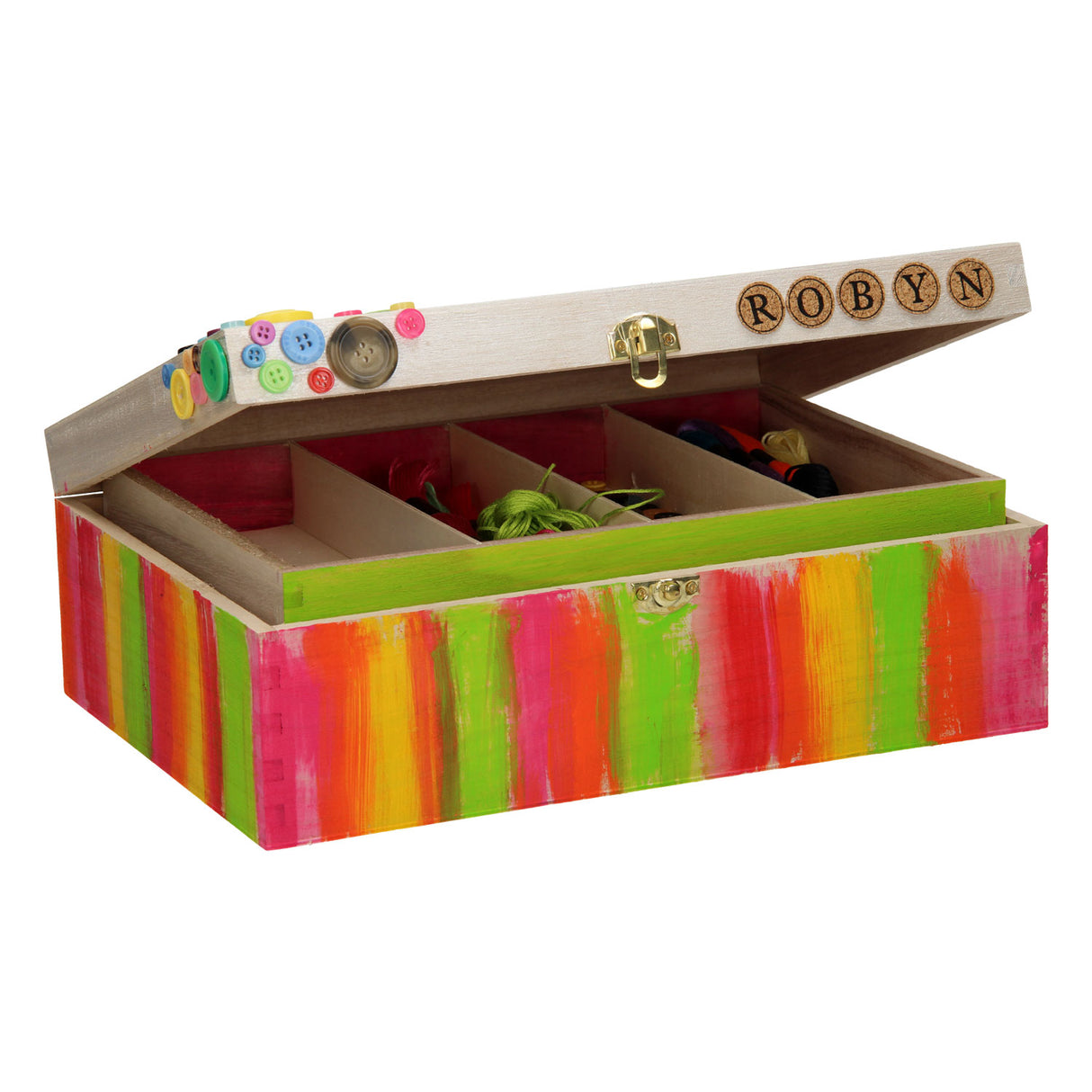 Decorate your own wooden sewing box