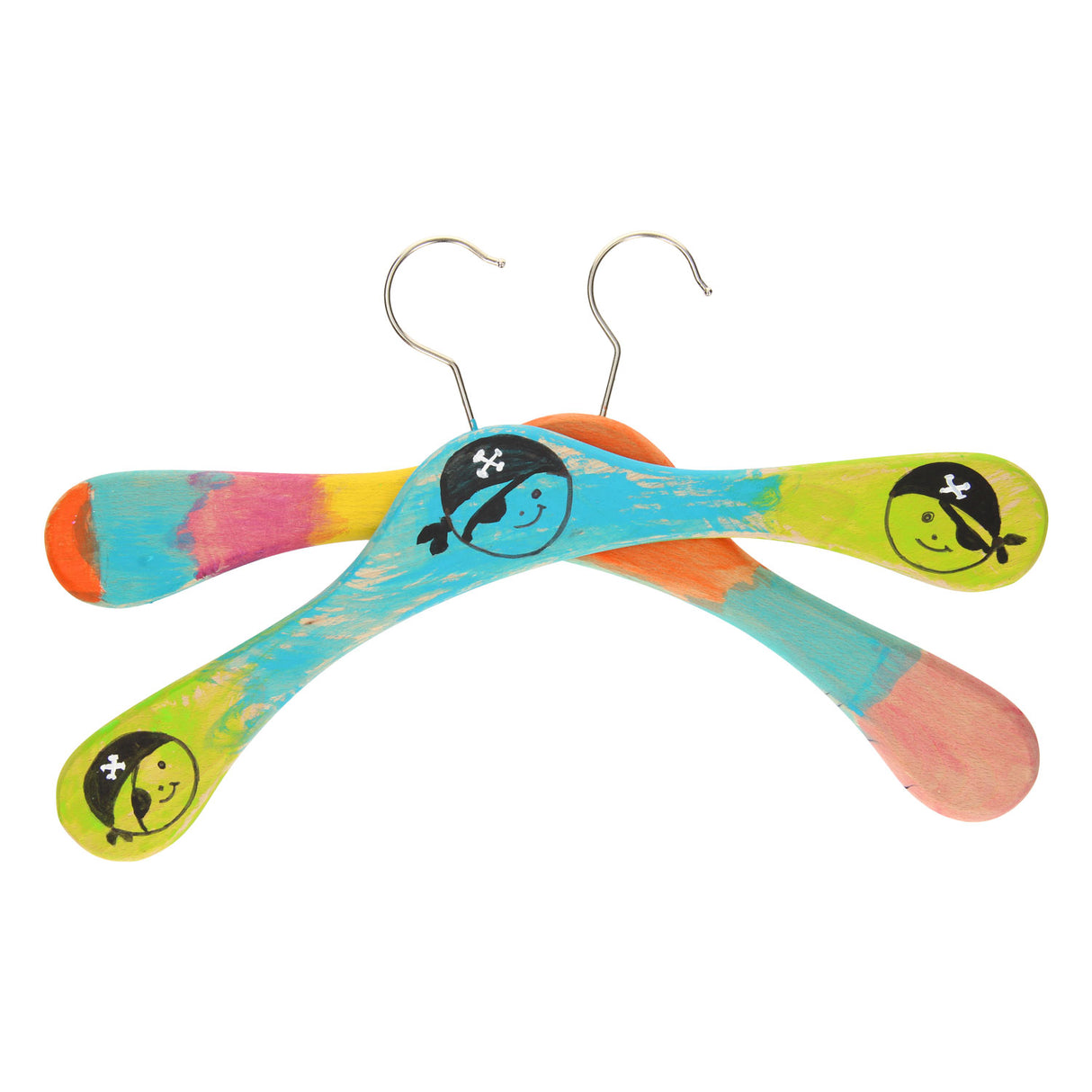 Decorate your own wooden clothes hanger