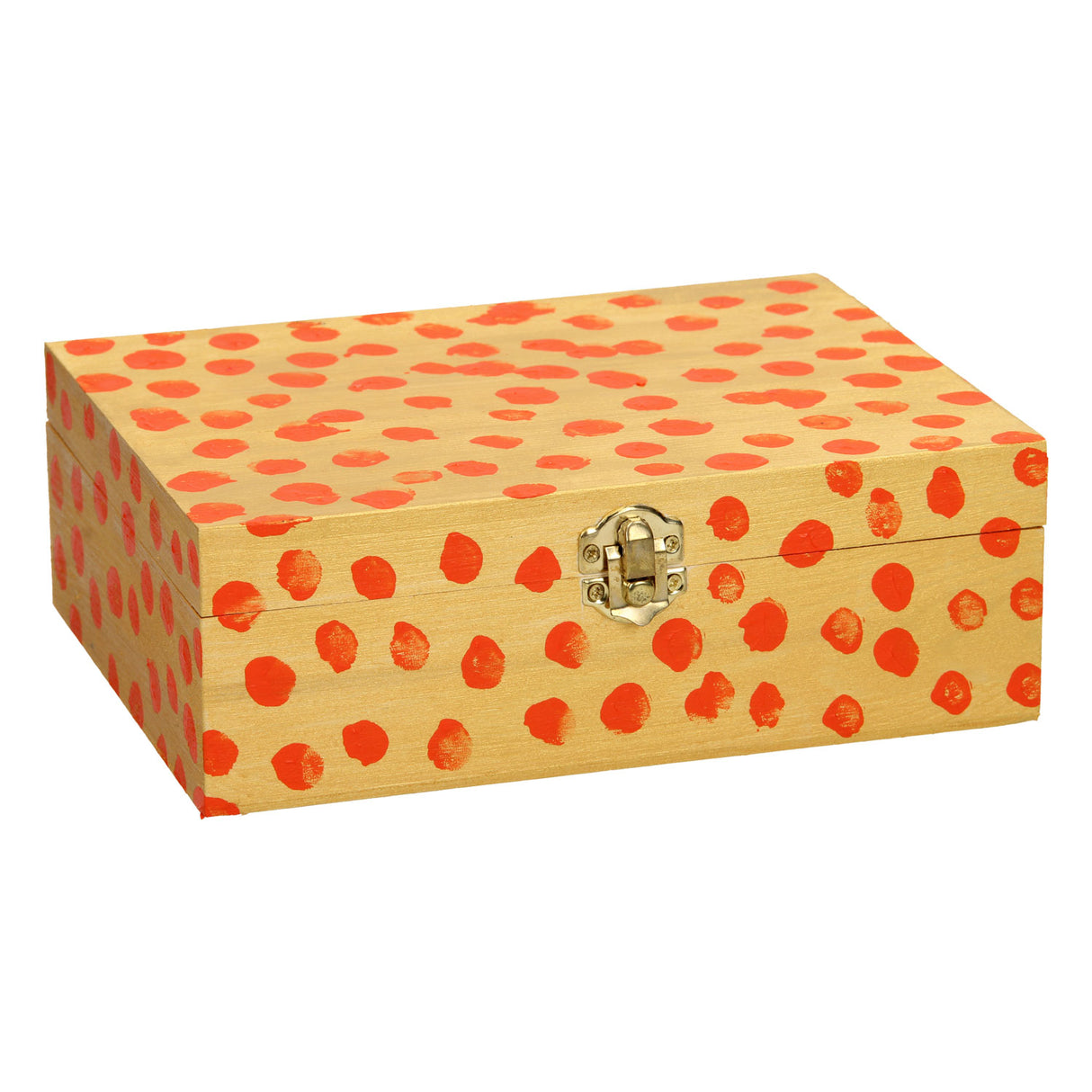 Díszítse saját fa teásládáját, 6 rekeszes