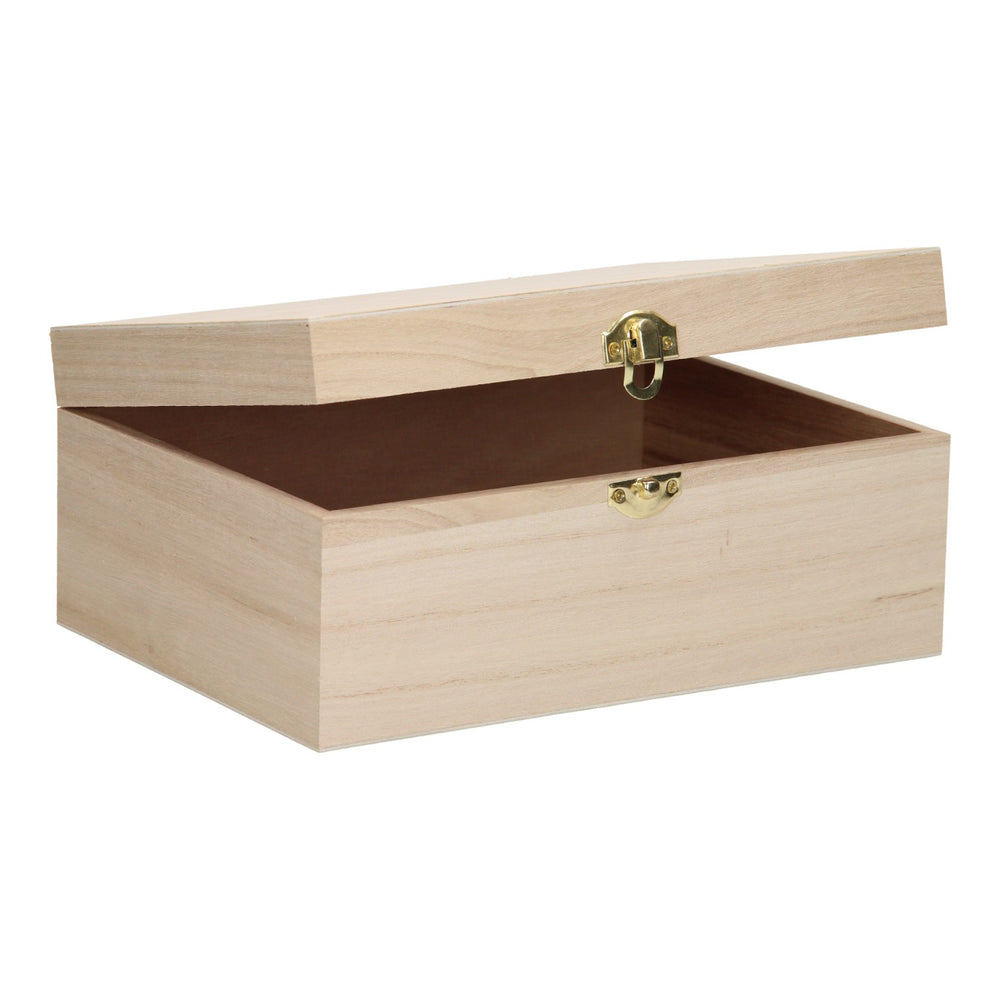 Wooden Box A5 Size with Flap Lid