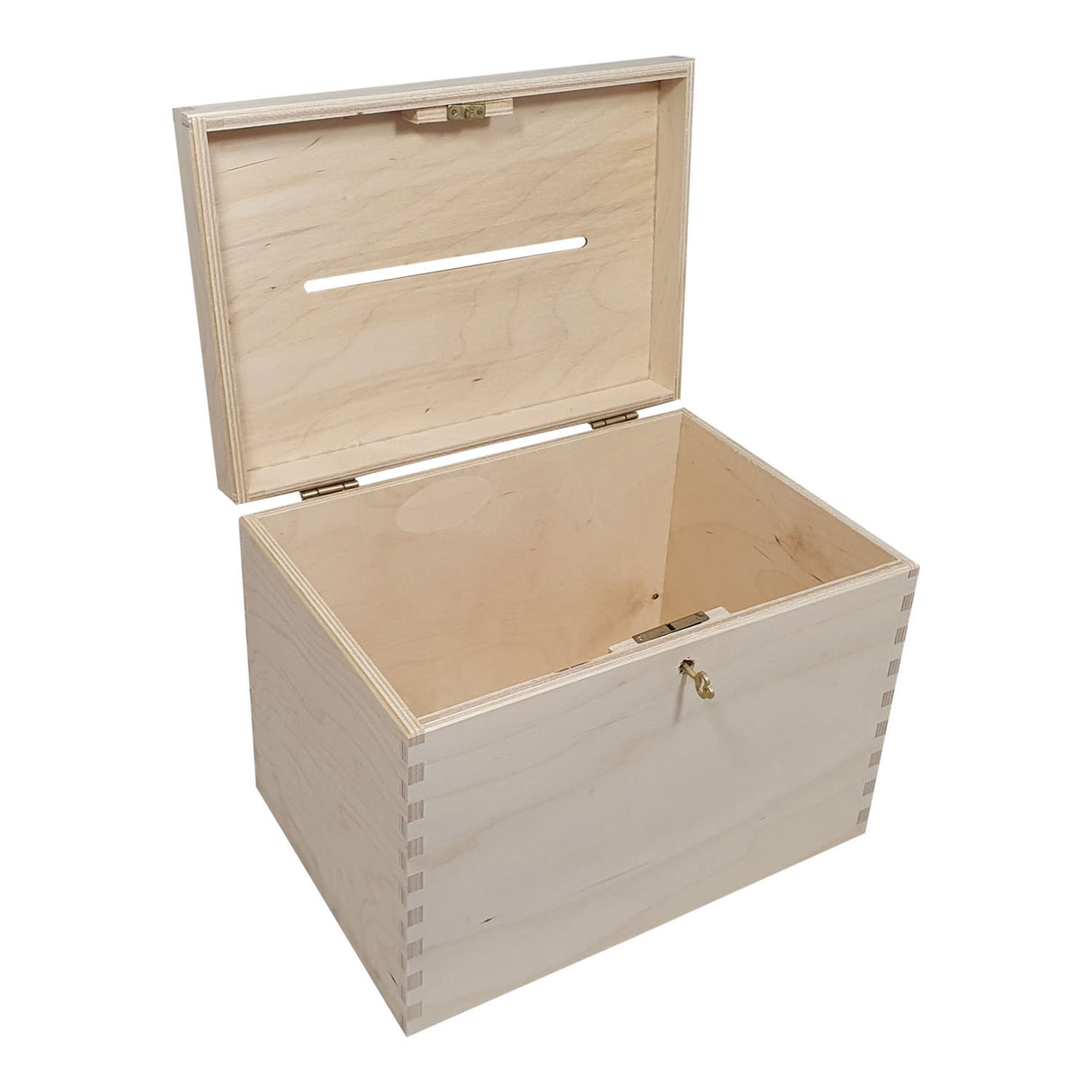 Playwood Wooden Envelope Box com trava