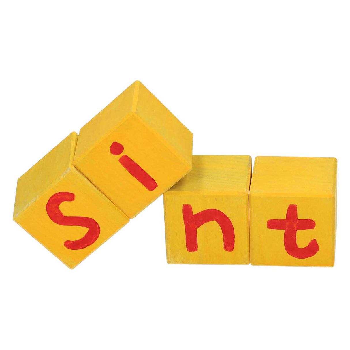 Playwood mijlpaal blok hout, 5,6cm