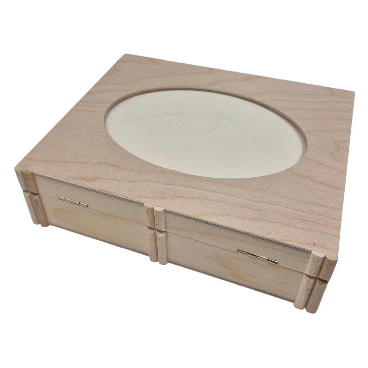 Дървена кутия Playwood във формата на книга с рамка за снимки