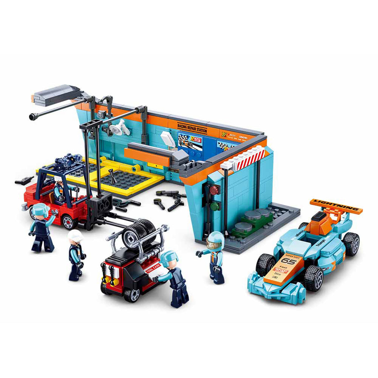 Sluban racing team - pitstraat