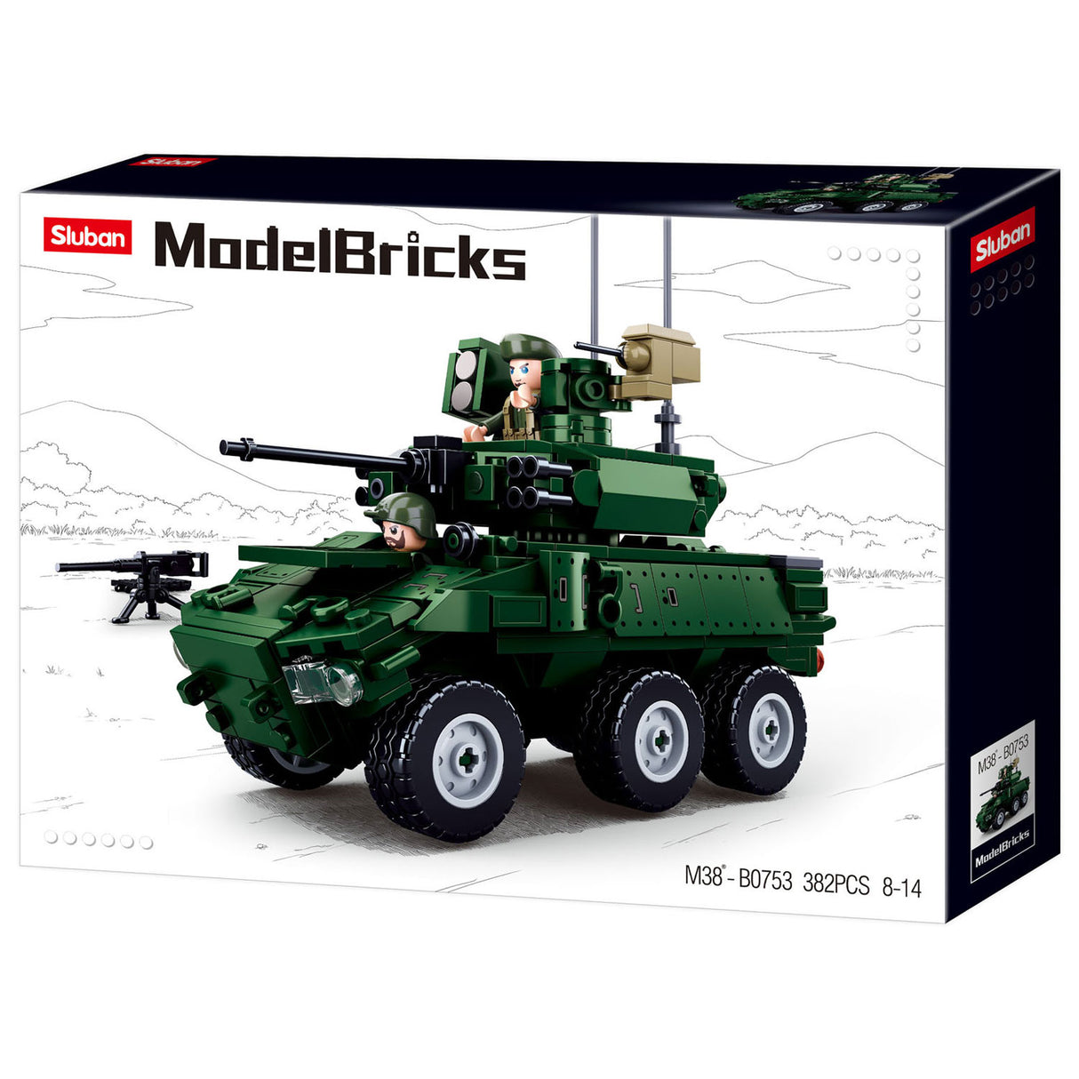 Sluban armored vehicle - 382pcs.