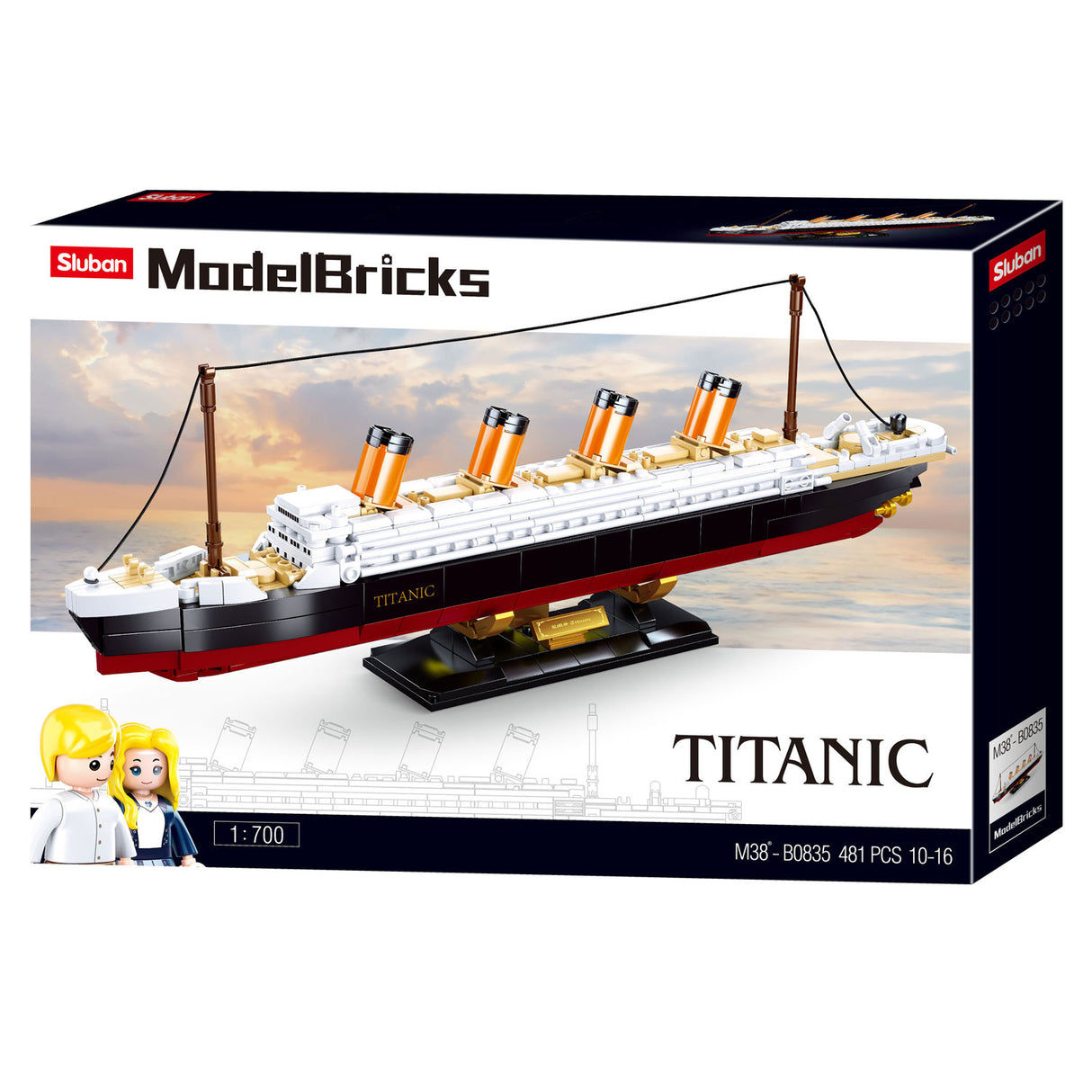 Sluban titanic 1:700 - 481 ks.