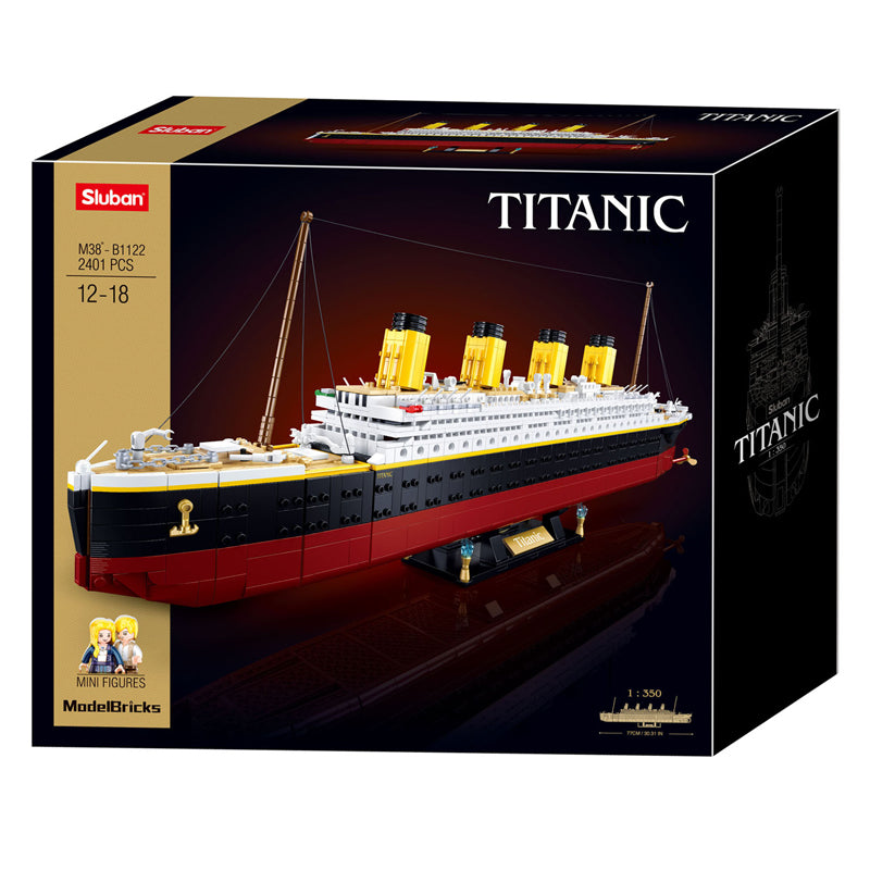 Sluban - titanic extra large bouwset, 2401dlg.