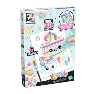 Fluffy painting set