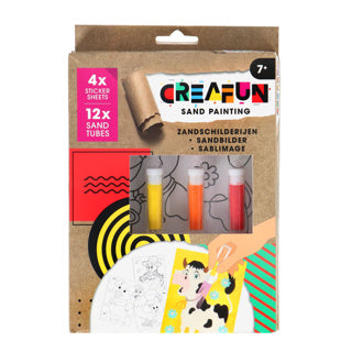 Creafun Sandmalerei kompletter Bauernhof | 4 Stück