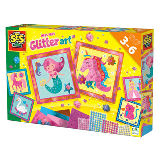 SES Mess-Free Glitter Art