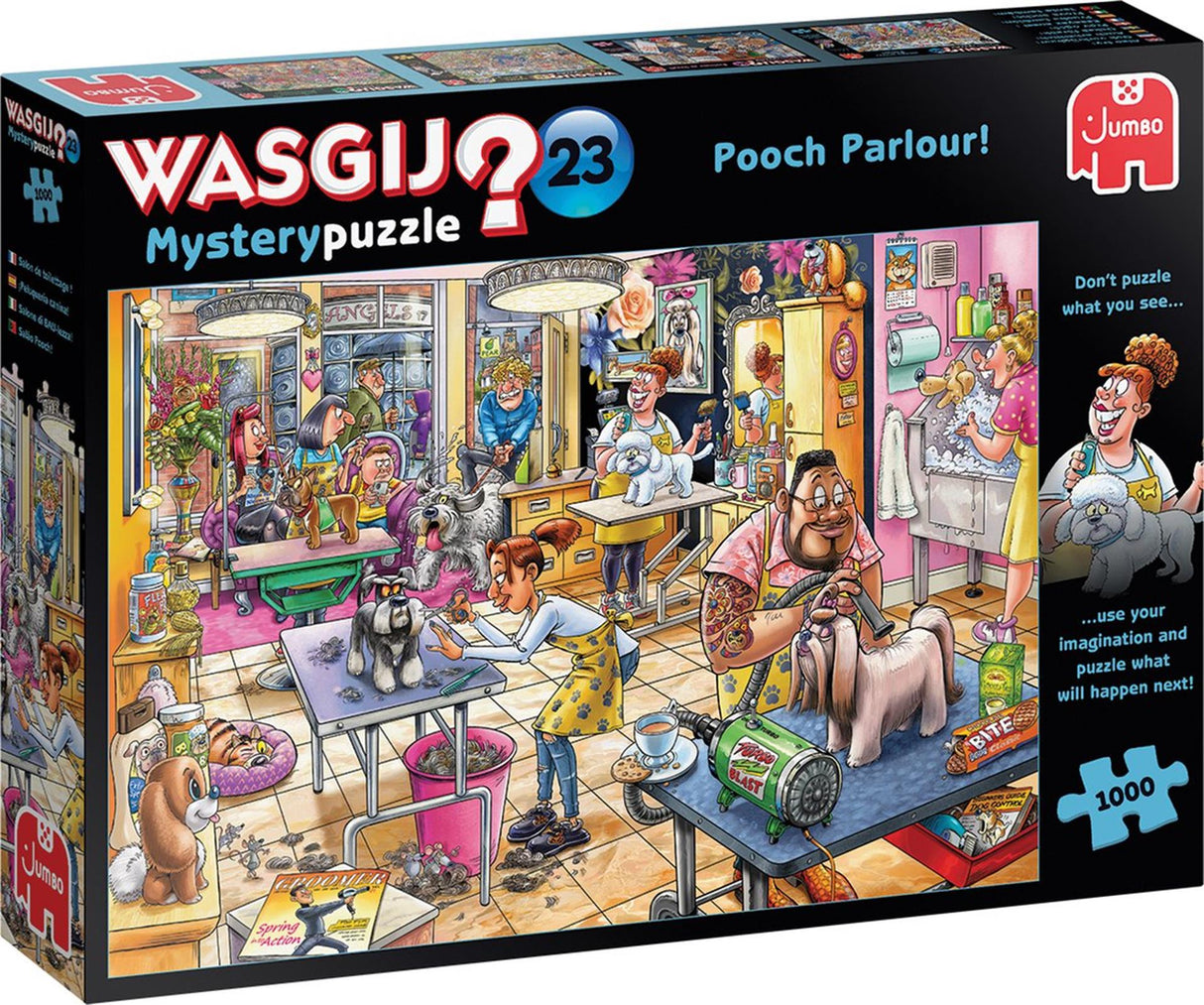 Wasgij Mystery 23 Jigsaw Puzzle - Games Night, 1000 Pieces