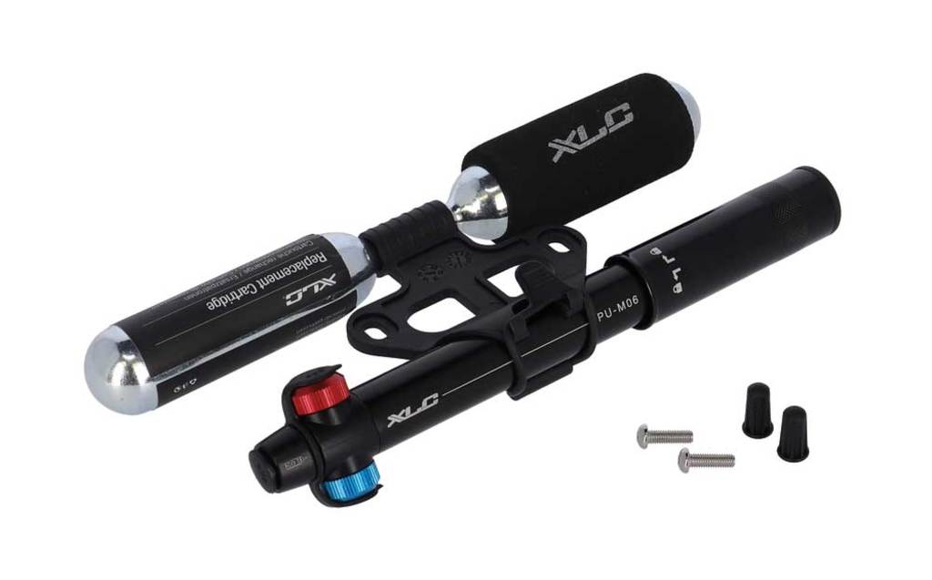 XLC MTB CO2 Mini-Kombipumpe inkl. Patronen