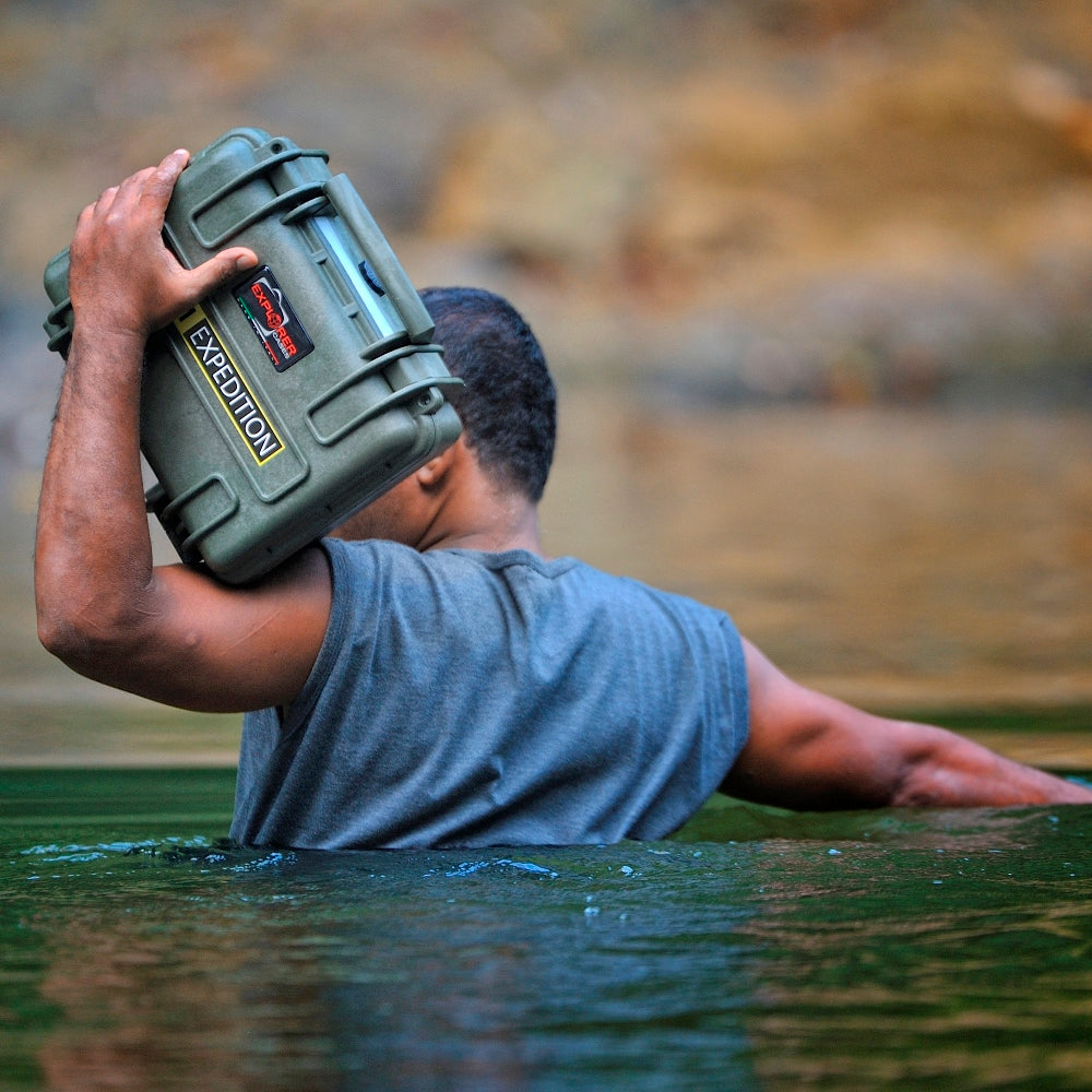 Explorer Cases 2214 koffert grønt med plukking av skum