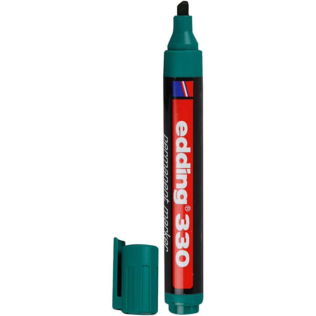 Edding 330 marker, line width 1-5 mm, green, 1 piece