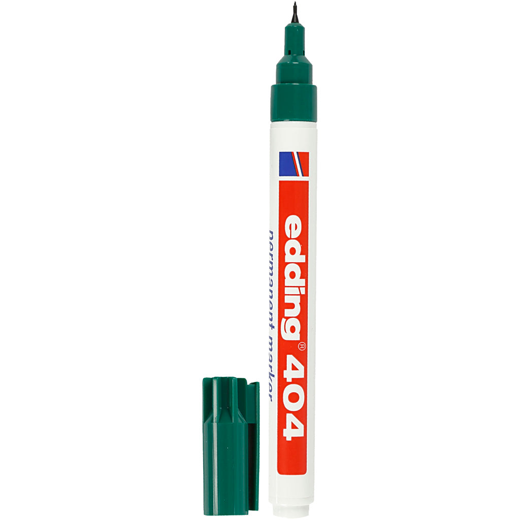 Edding 404 marker, line width 0.75 mm, green, 1 piece