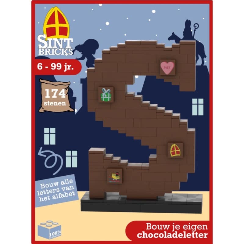 Sintbricks sint bricks bouw je eigen chocolade letter