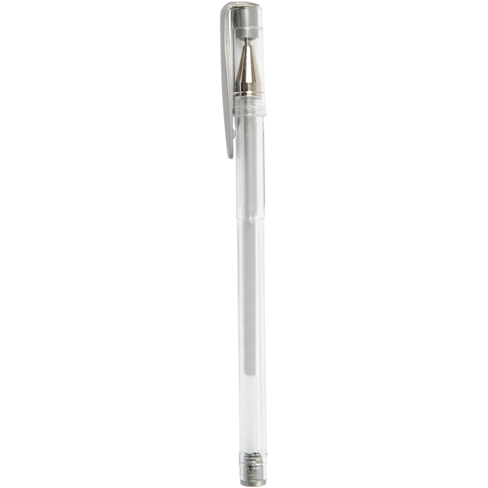 Creativ company gel pen, line width 0.8 mm, silver, 6 pieces in a box
