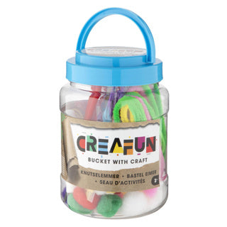 Creafun Eemer mat Hobbyartikelen 2 assortéiert | 6 Stéck