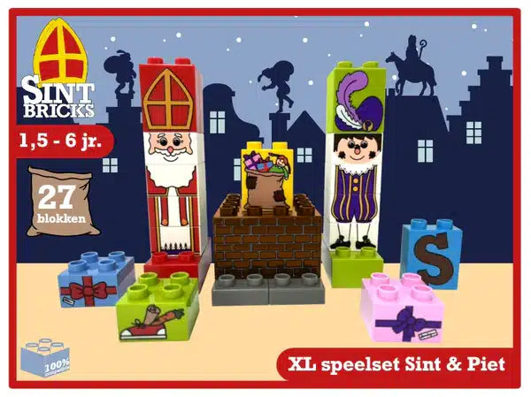 Sintbricks sint bricks bouw je eigen sint en piet xl