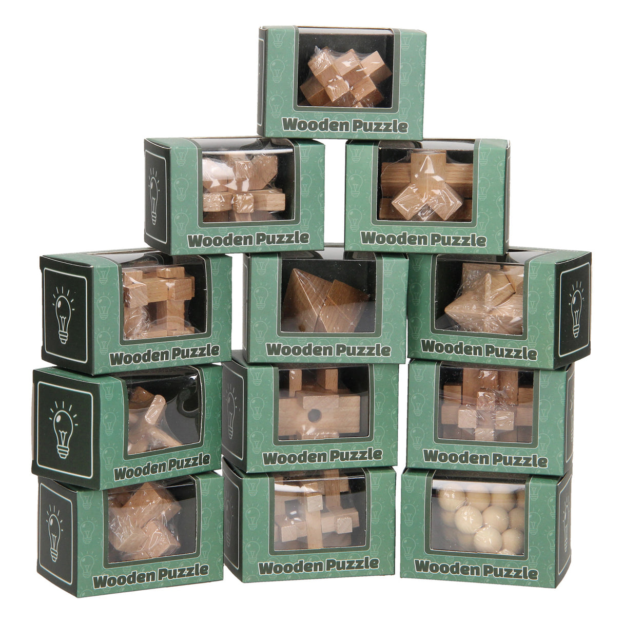 Johntoy Wooden Brain Teaser