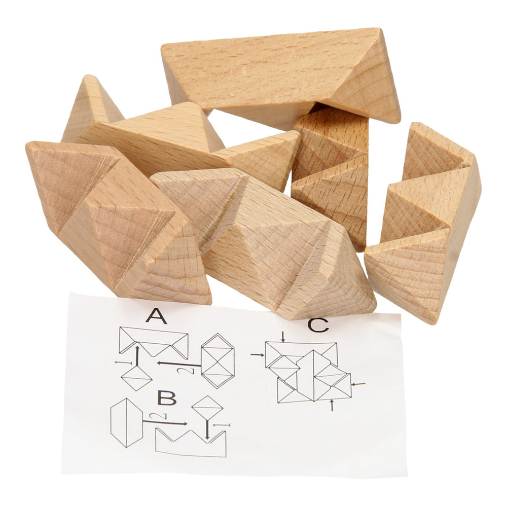Johntoy Wooden Brain Teaser