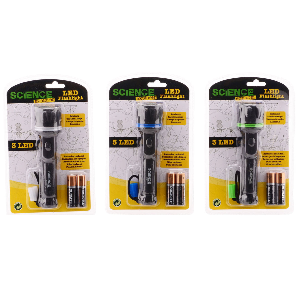 Flashlight taiscéalaí eolaíochta Johntoy faoi stiúir