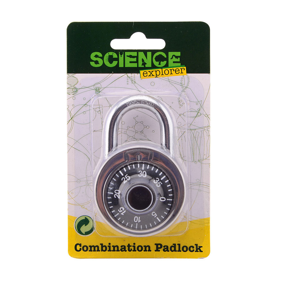 Johntoy Science Explorer padlock with combination lock