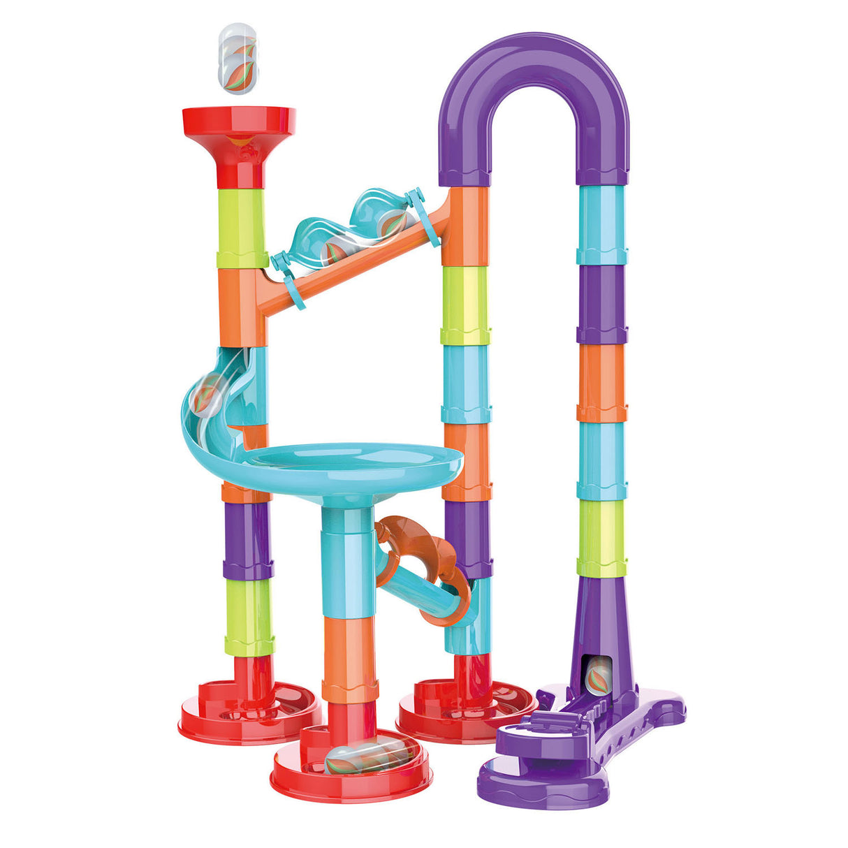 Мраморна писта Johntoy за супер бягане, 45 бр.