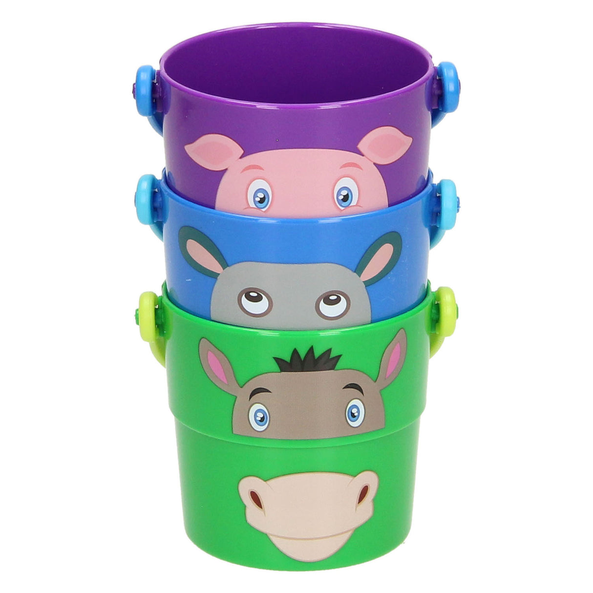 Johntoy Happy World Подреждащи кофи, 3 бр.