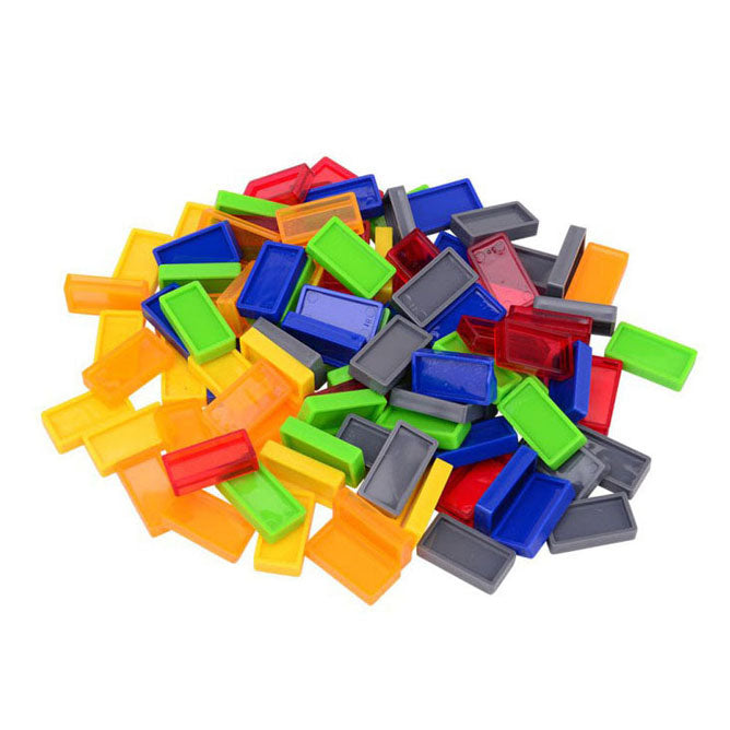 Johntoy Colored Dominoes, 100pcs.