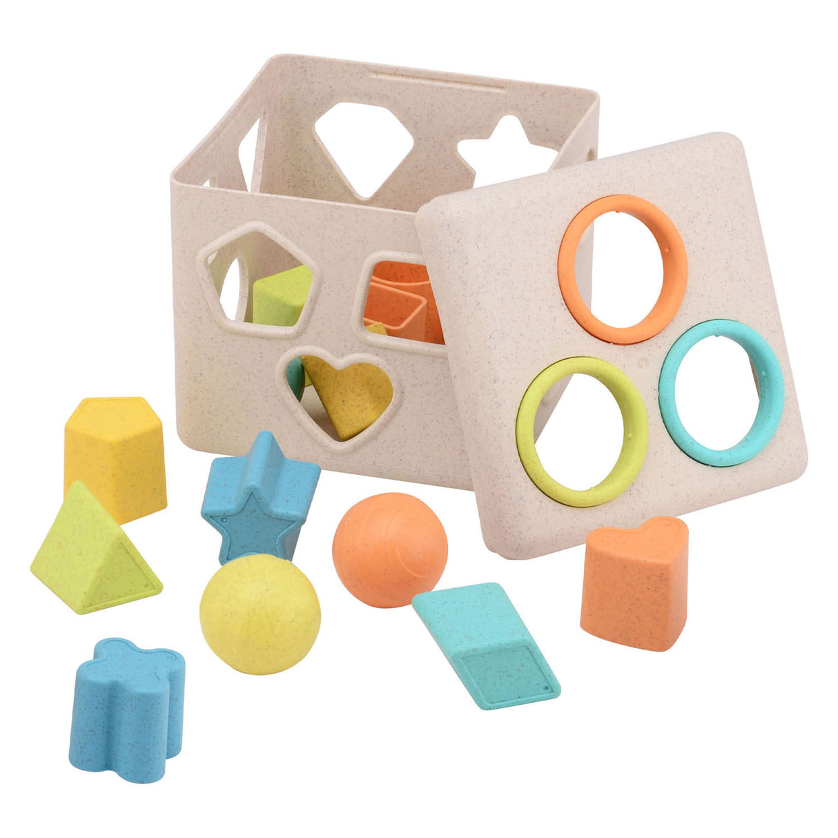 Johntoy happy world bio plastic shape sorter