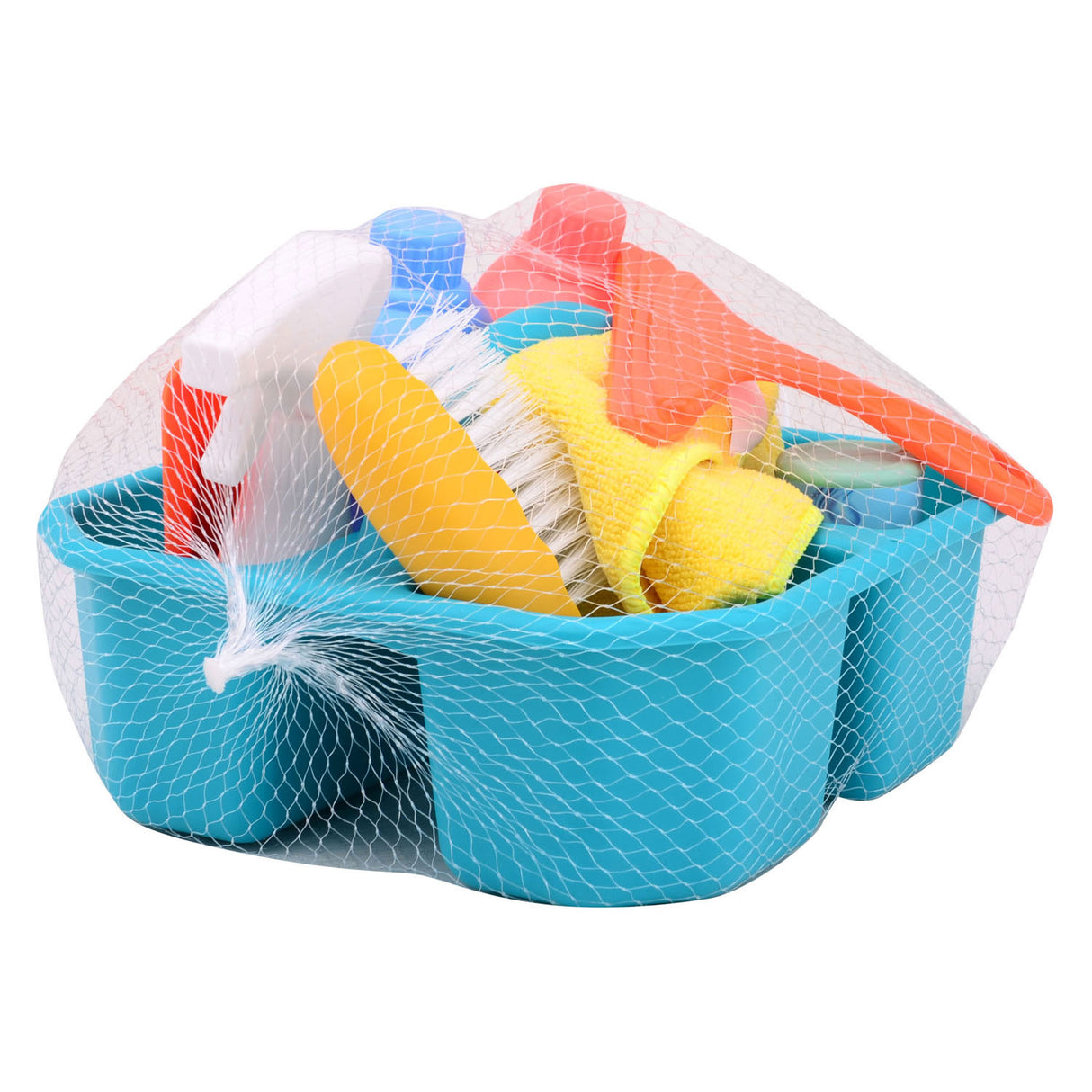 Johntoy Cleaning Set in Bucket, 9pcs.