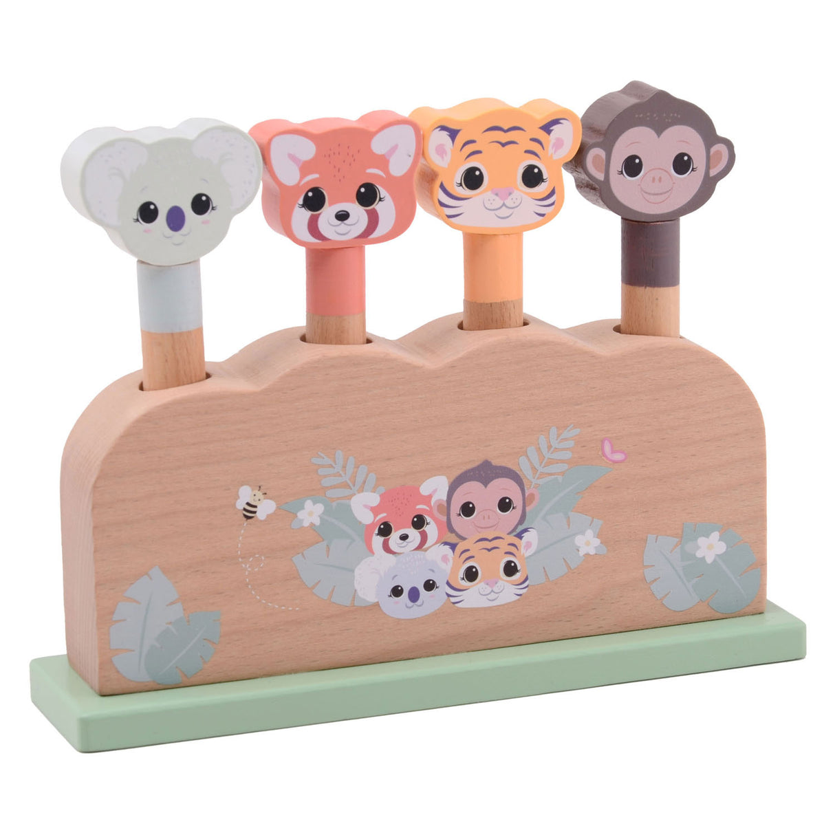 Joueco The Wildies Wooden Pop-up Wildies